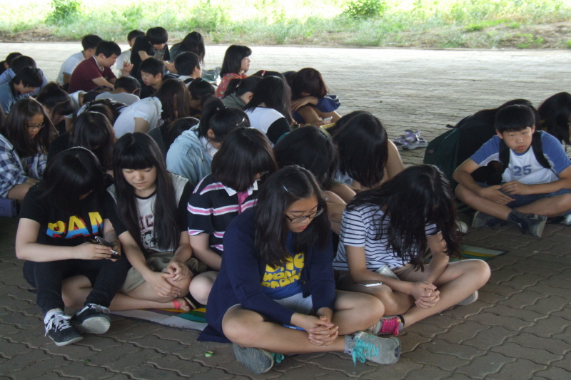 중등부야외예배 · 2012.06.03
